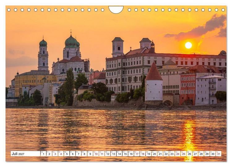 Produktbild: Deutsche St&auml;dte im sch&ouml;nsten Licht (Wandkalender 2027 DIN A4 quer), CALVENDO Monatskalender