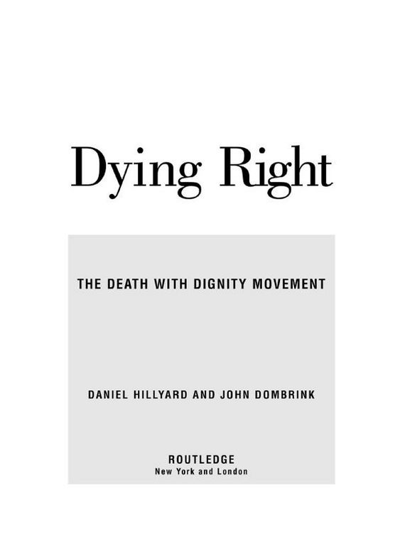 Produktbild: Dying Right