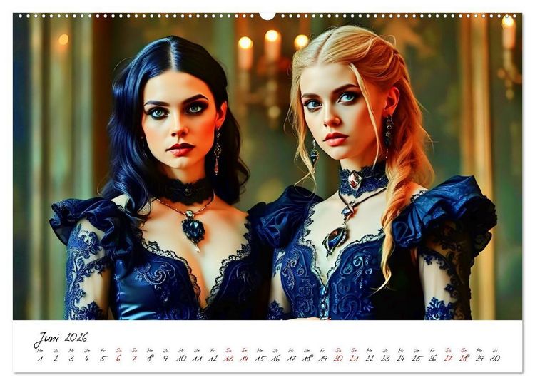 Produktbild: Dunkle M&auml;rchenwelten (Wandkalender 2026 DIN A2 quer), CALVENDO Monatskalender
