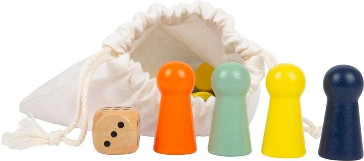 Produktbild: small foot 11783 - Ludo XL, W&uuml;rfelspiel, Holz