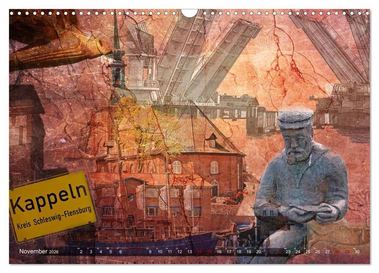 Produktbild: Kappeln und Angeln - Zwischen Ostsee und Schlei (Wandkalender 2026 DIN A3 quer), CALVENDO Monatskalender
