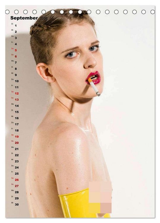 Produktbild: Yellow Latex (Tischkalender 2026 DIN A5 hoch), CALVENDO Monatskalender