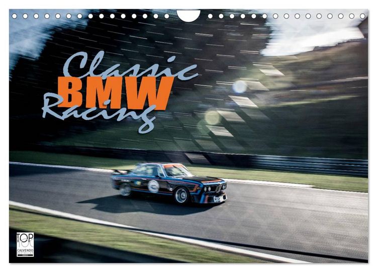 Produktbild: Classic BMW Racing (Wandkalender 2025 DIN A4 quer), CALVENDO Monatskalender
