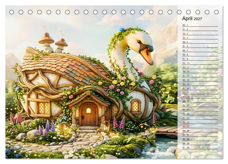 Produktbild: Tierische Fassaden (Tischkalender 2027 DIN A5 quer), CALVENDO Monatskalender