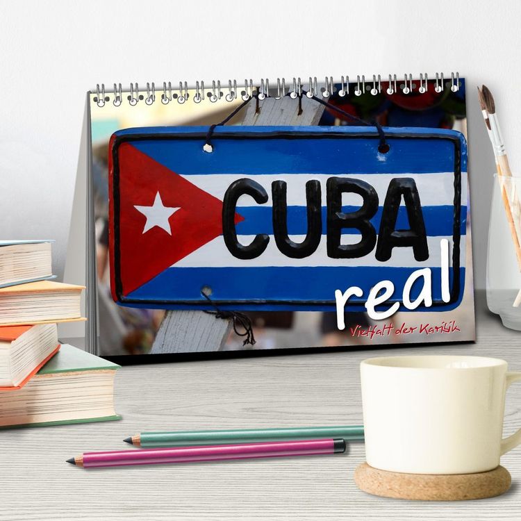 Produktbild: Cuba Real - Vielfalt der Karibik (Tischkalender 2026 DIN A5 quer), CALVENDO Monatskalender