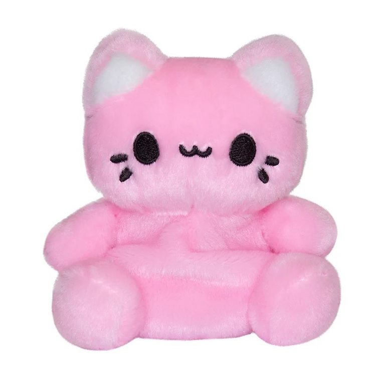 Produktbild: Aurora 44535 - Tasty Peach Strawberry Meowchi Palm Pals, rosa, Pl&uuml;schtier, ca.13 cm