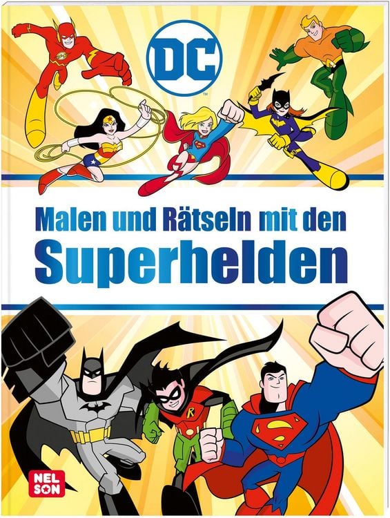 Produktbild: DC Superhelden: Malen und R&auml;tseln mit den Superhelden