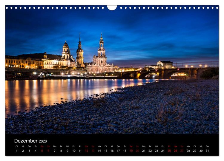 Produktbild: Dresden und Umland (Wandkalender 2026 DIN A3 quer), CALVENDO Monatskalender