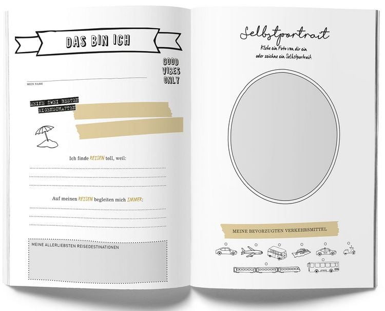 Produktbild: GuideMe Reisetagebuch Travel Memories &bdquo;Meine Reisen&ldquo;