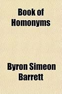 Produktbild: Book of Homonyms