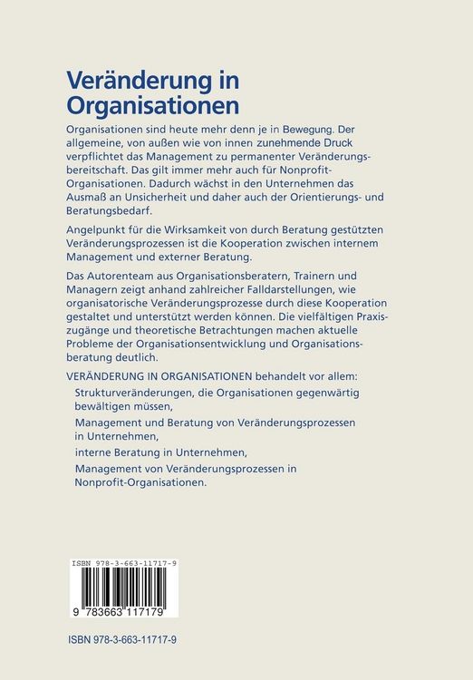 Produktbild: Ver&auml;nderung in Organisationen