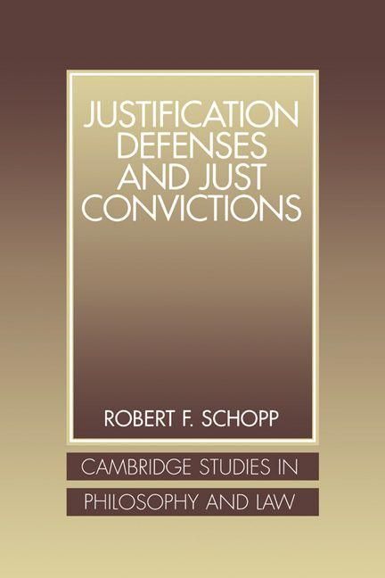 Produktbild: Justification Defenses and Just Convictions