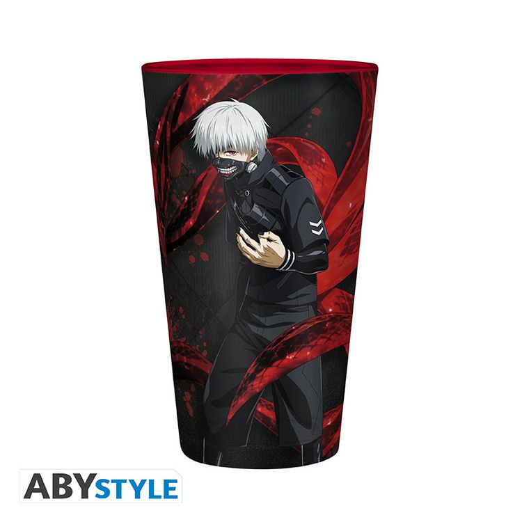 Produktbild: TOKYO GHOUL - Large Glass - - Kaneki & Mask - box*