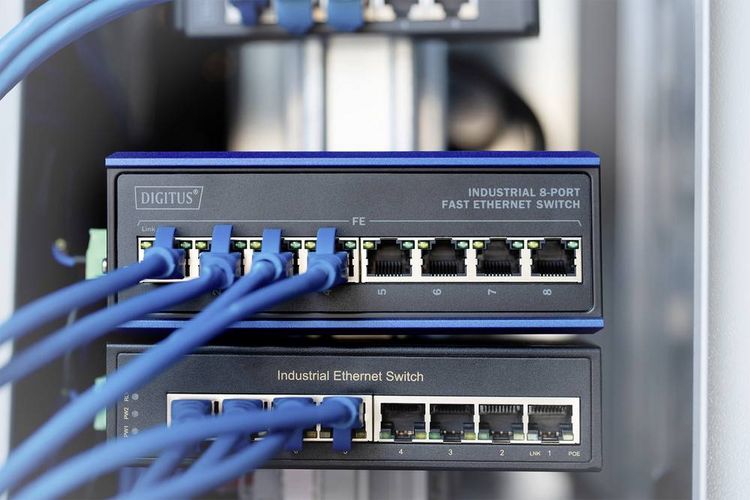 Produktbild: Digitus DN-650106 DN-650106 Industrial Ethernet Switch 8 Port 10 / 100 MBit/s