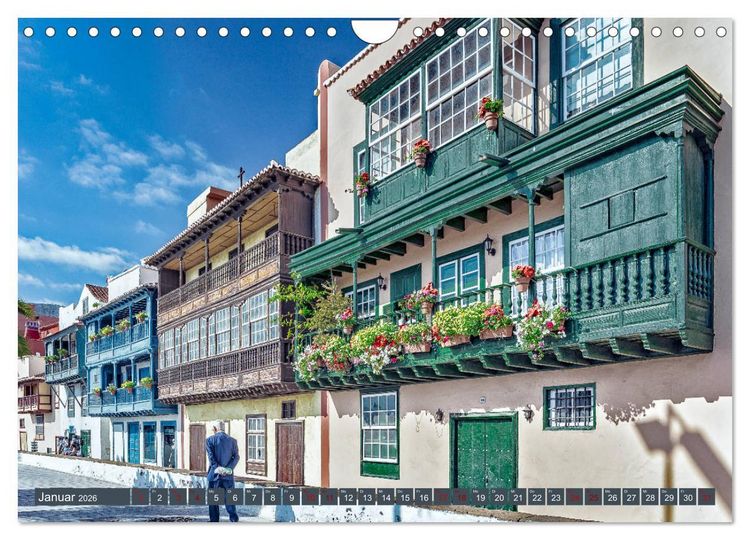 Produktbild: La Palma - Gr&uuml;ne Trauminsel im Atlantik (Wandkalender 2026 DIN A4 quer), CALVENDO Monatskalender