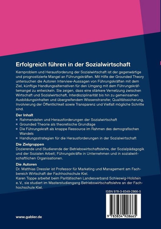 Produktbild: Erfolgreich f&uuml;hren in der Sozialwirtschaft