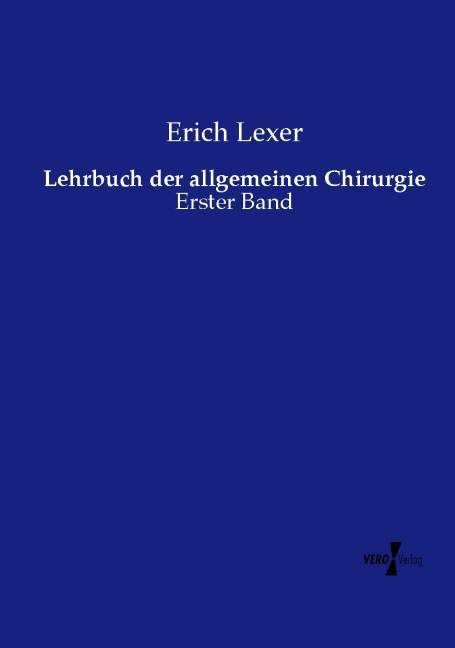 Produktbild: Lehrbuch der allgemeinen Chirurgie