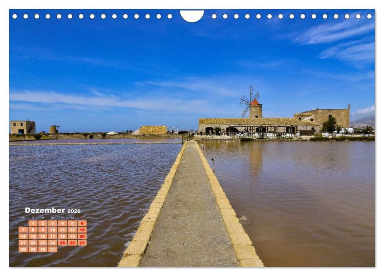Produktbild: Sizilien &ndash; von Cefal&ugrave; bis Trapani (Wandkalender 2026 DIN A4 quer), CALVENDO Monatskalender