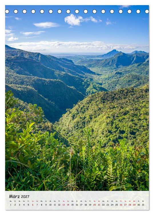 Produktbild: Mauritius &ndash; Insel der Farben und Tr&auml;ume (Tischkalender 2027 DIN A5 hoch), CALVENDO Monatskalender