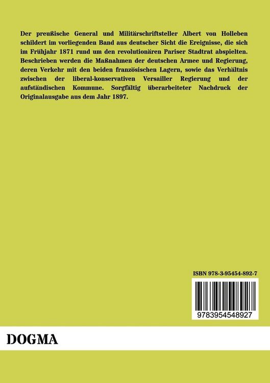 Produktbild: Die Pariser Kommune 1871 unter den Augen der deutschen Truppen