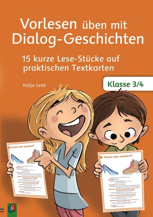 Produktbild: Vorlesen &uuml;ben mit Dialog-Geschichten &ndash; Klasse 3/4