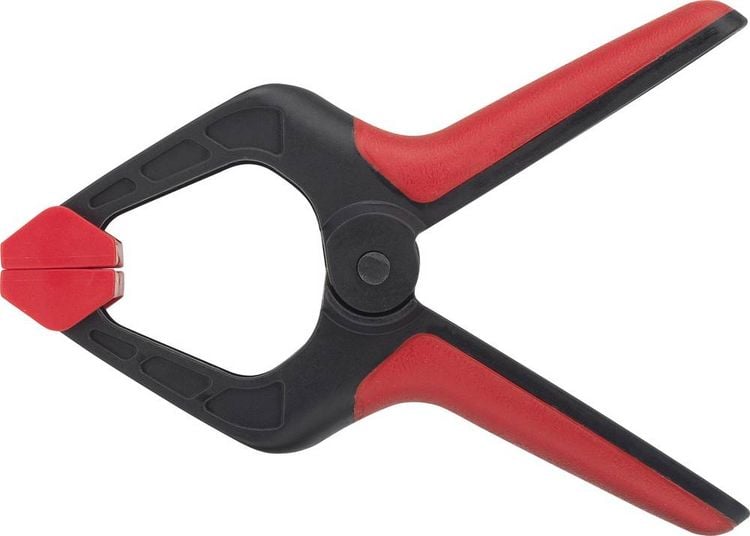 Produktbild: TOOLCRAFT 1611467 Federzwinge Spann-Weite (max.):45 mm Produktabmessung, L&auml;nge: 115 mm Ausladungs-Ma&szlig;e:50 mm
