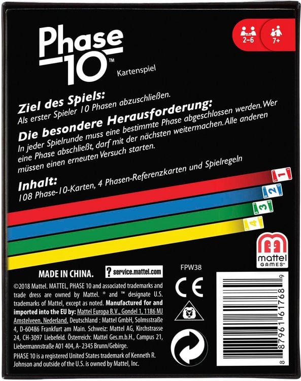 Produktbild: Phase 10 Basis Kartenspiel