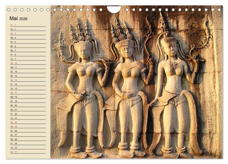 Produktbild: Kambodscha. Angkor Wat (Wandkalender 2026 DIN A4 quer), CALVENDO Monatskalender