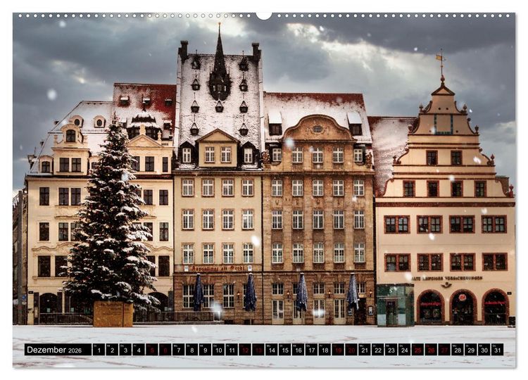 Produktbild: Leipzig Kalender Perspektiven (hochwertiger Premium Wandkalender 2026 DIN A2 quer), Kunstdruck in Hochglanz
