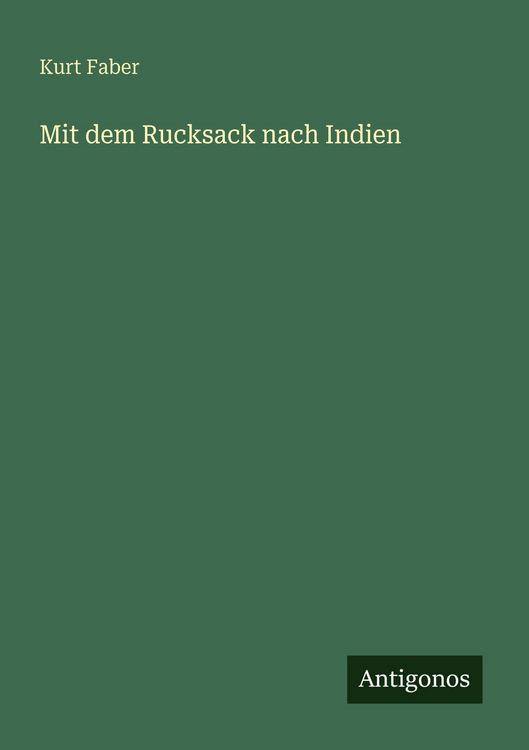 Produktbild: Mit dem Rucksack nach Indien