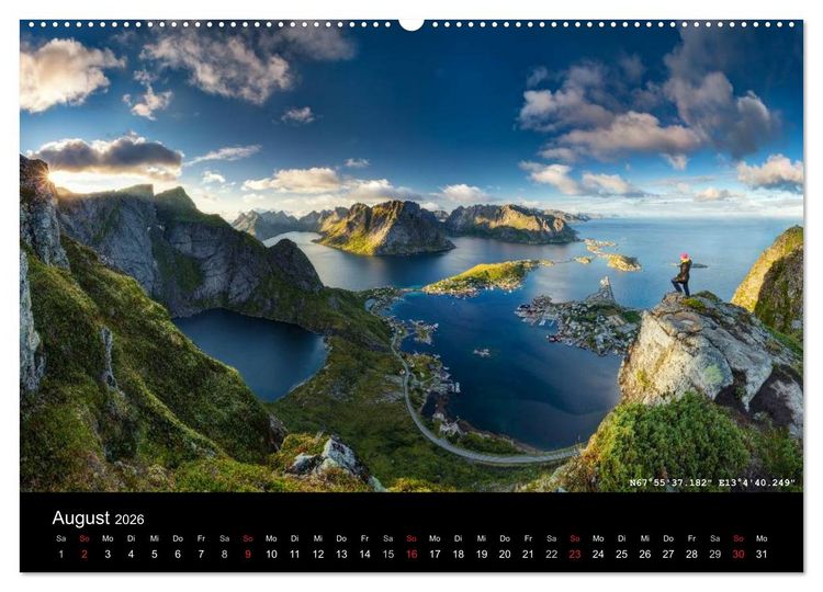 Produktbild: More Wild, Wild Places 2026 (Wandkalender 2026 DIN A2 quer), CALVENDO Monatskalender
