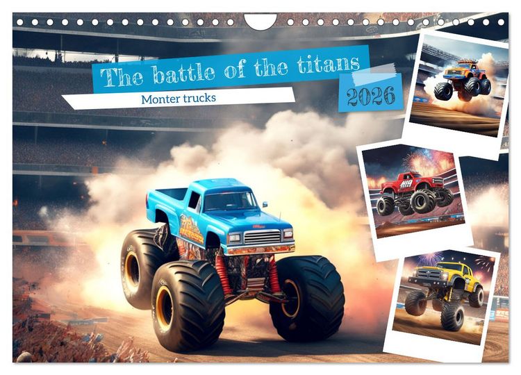 Produktbild: The battle of the titans (Wall Calendar 2026 DIN A4 landscape), CALVENDO 12 Month Wall Calendar