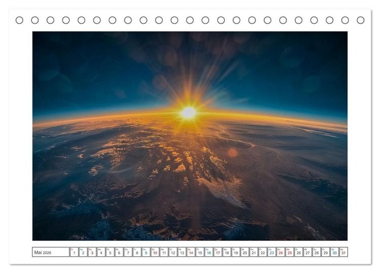 Produktbild: Galaktische Abenteuer (Tischkalender 2026 DIN A5 quer), CALVENDO Monatskalender