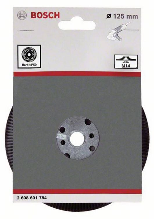 Produktbild: Bosch Accessories 2608601784 St&uuml;tzteller M14 Hart Durchmesser 125mm