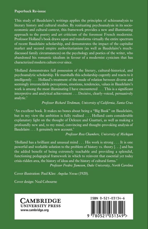 Produktbild: Baudelaire and Schizoanalysis