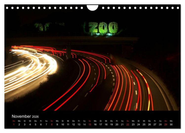 Produktbild: Gute Nacht - Ruhrgebiet! (Wandkalender 2026 DIN A4 quer), CALVENDO Monatskalender