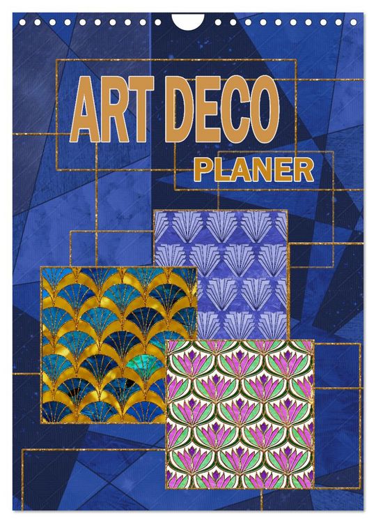 Produktbild: Art Deco Planer (Wandkalender 2026 DIN A4 hoch), CALVENDO Monatskalender