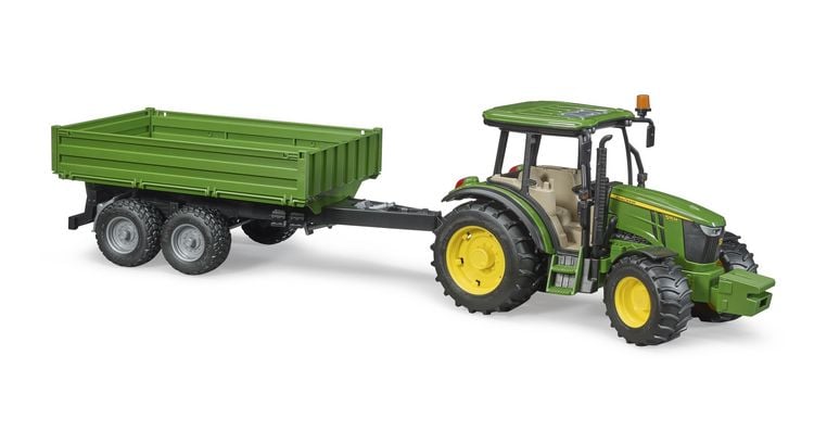 Produktbild: Bruder 02108 John Deere 5115M + Bordwandanh&auml;nger