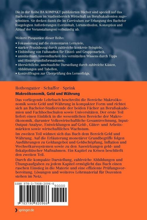 Produktbild: Makro&ouml;konomik, Geld und W&auml;hrung