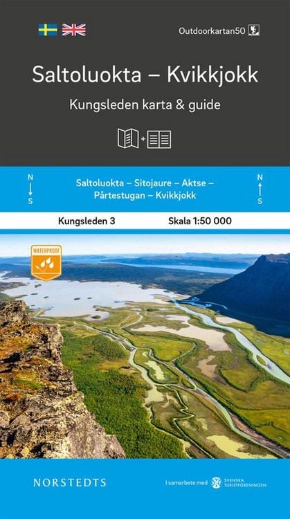 Produktbild: Saltoluokta Kvikkjokk Kungsleden 3 1:50 000