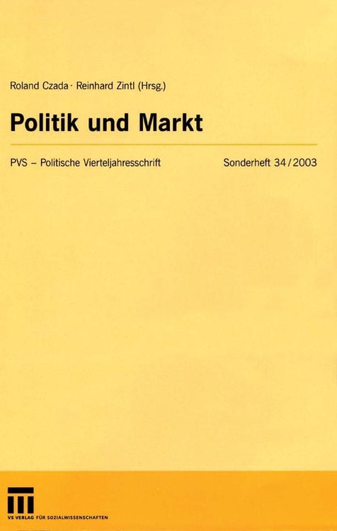 Bild vom Artikel Politik und Markt vom Autor Michael Kreile