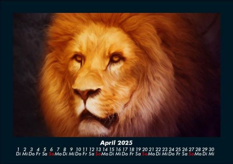 Produktbild: L&ouml;wen in der Wildnis 2025 Fotokalender DIN A5