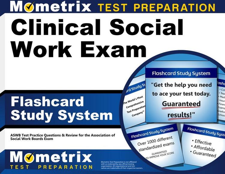 Produktbild: Clinical Social Work Exam Flashcard Study System