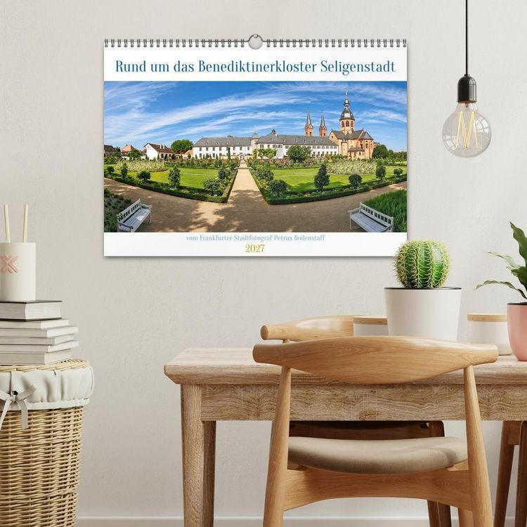 Produktbild: Rund um das Benediktinerkloster Seligenstadt (Wandkalender 2027 DIN A3 quer), CALVENDO Monatskalender
