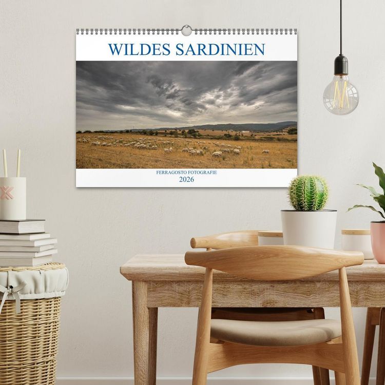 Produktbild: Wildes Sardinien 2026 (Wandkalender 2026 DIN A3 quer), CALVENDO Monatskalender