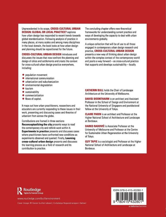 Produktbild: Cross-Cultural Urban Design