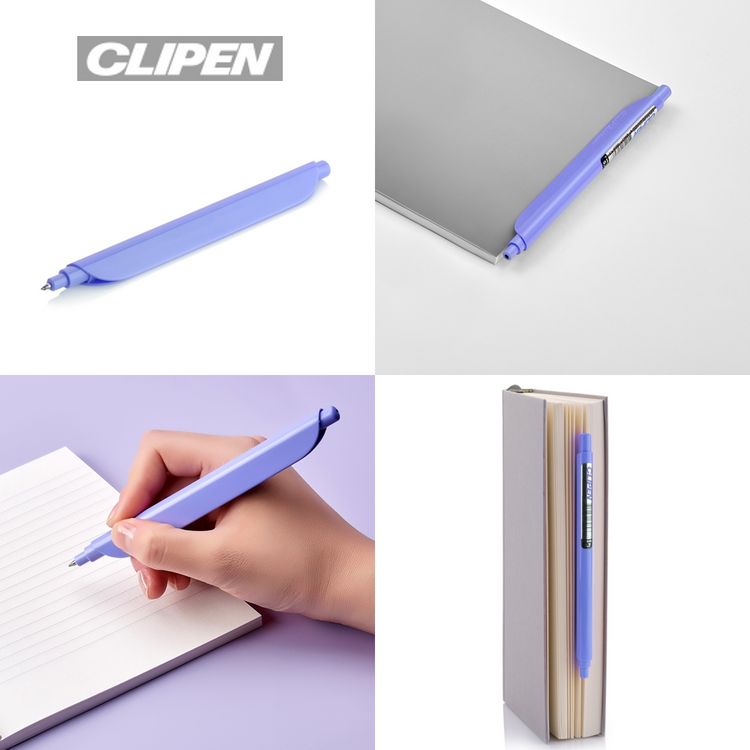 Produktbild: Clipen Monster Blau &ndash; Gelschreiber mit Clip