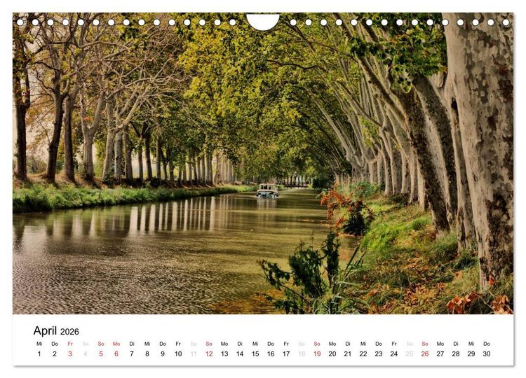Produktbild: Languedoc-Roussillon - unter der Sonne des Midi (Wandkalender 2026 DIN A4 quer), CALVENDO Monatskalender