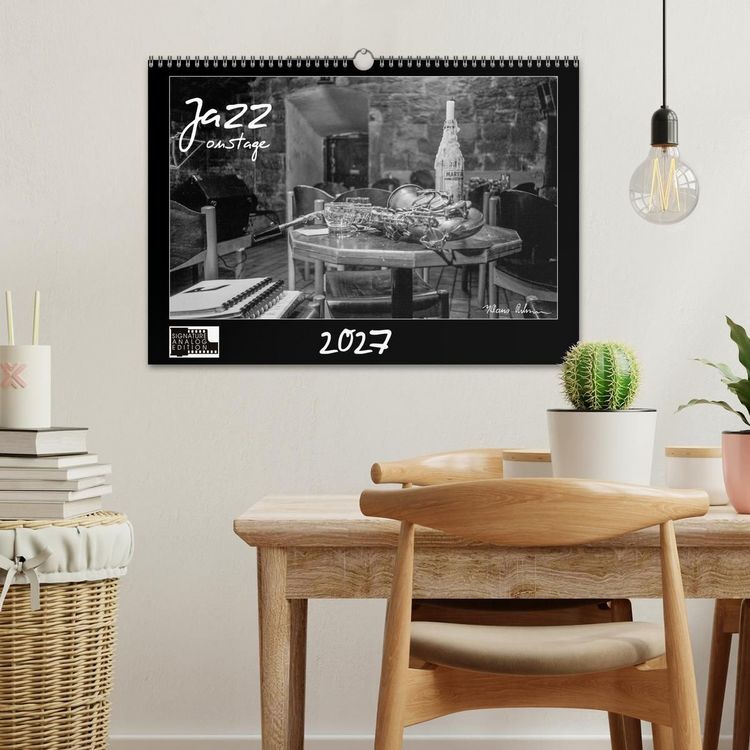 Produktbild: Jazz onstage (Wandkalender 2027 DIN A3 quer), CALVENDO Monatskalender