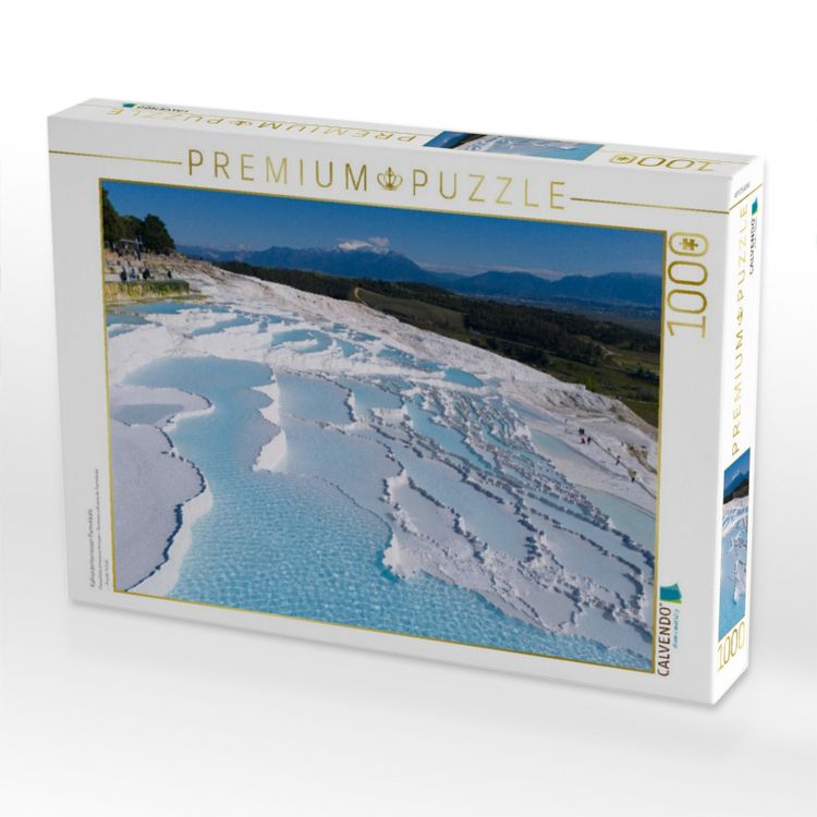 Produktbild: CALVENDO Puzzle Kalksinterterrassen Pamukkale | 1000 Teile Lege-Gr&ouml;&szlig;e 64x48cm Foto-Puzzle f&uuml;r gl&uuml;ckliche Stunden
